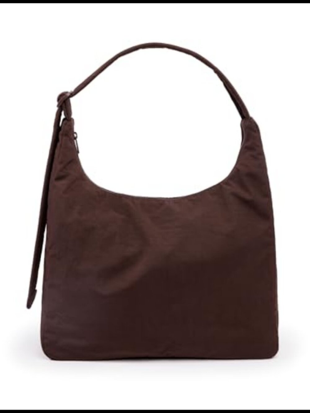 BAGGU Nylon Shoulder Bag Quilted Strap Hobo Slouchy Purse
